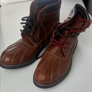 Johnston & Murphy Chestnut Leather Men's Boots